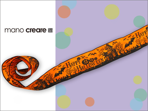 ◆ハロウィン サインリボン（約63mm×1M）…308円（税込）