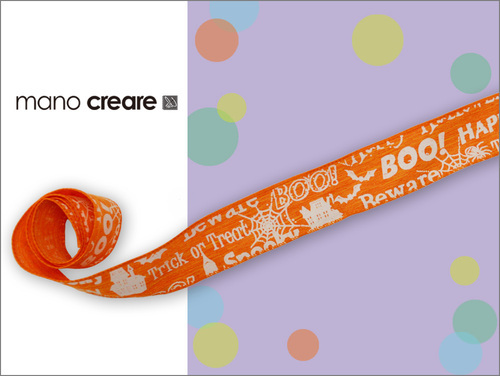 ◆ブラッシュ ハロウィン リボン（約38mm×1M）…275円（税込）