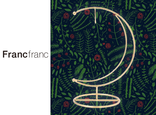 ◆オーナメントフック ムーン ゴールド