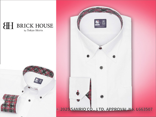 ボタンダウン 長袖 形態安定 ワイシャツ