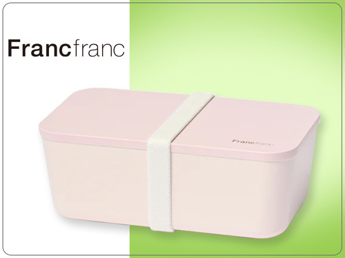 ロゴ ランチボックス 1段 （ピンク）