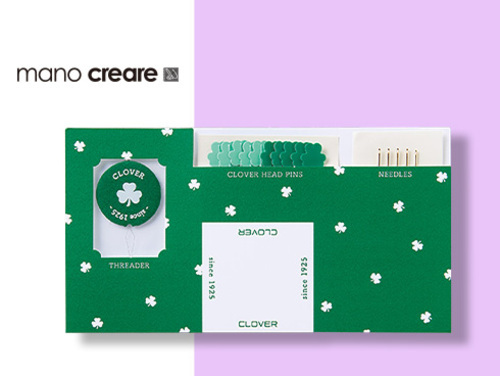 ◆クロバーモチーフ ニードルセット…880円（税込）