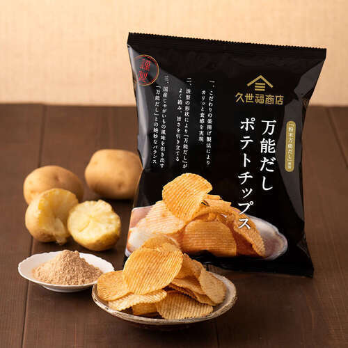 \新商品/　万能だしポテトチップス