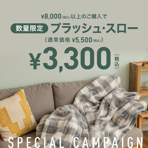 スペシャルキャンペーン開催中です