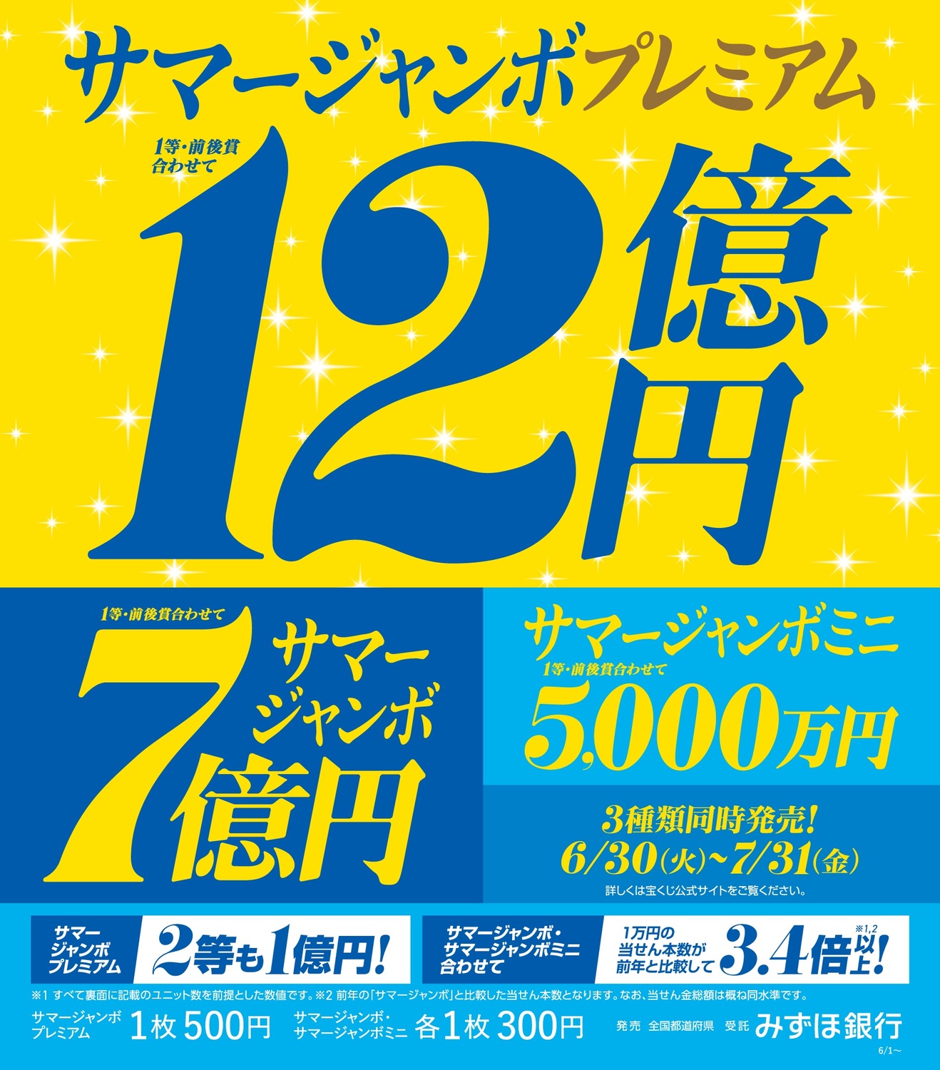みぃ　　904545サマーセール品　お急ぎ サマージャンボ宝くじ発売！｜ショップトピックス｜アリオ亀有