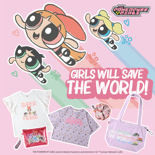 人気アニメ「パワーパフ ガールズ」のアイテム発売中!