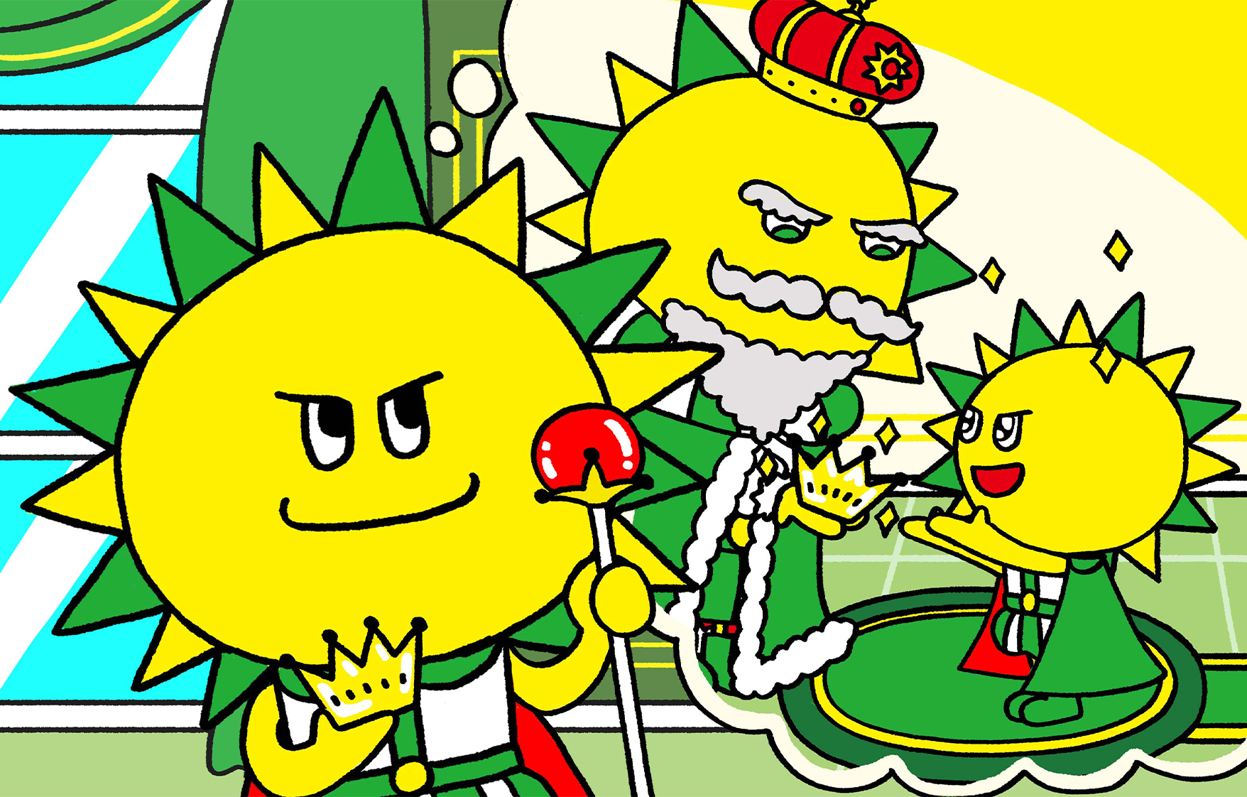 たからもののおうかんをお父さんからもらったときのことを思い出しているウェザリン
